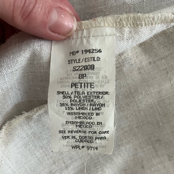 Vintage Linen Mix Blazer - Picture 6 of 13